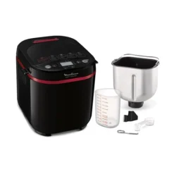 Moulinex Machine à Pain 720 W 17 Programmes Coloris Noir Et Pourpre OW220830 -KitchenAid || Smeg Soldes Magasin 780174 3 3 Machine a pain 720 W 17 programmes coloris noir et pourpre OW220830 Moulinex