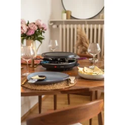 LIVOO Appareil à Raclette 6 Personnes 800 W DOC207 -KitchenAid || Smeg Soldes Magasin 780180 2 2 Appareil a raclette 6 personnes 800 W DOC207 Livoo