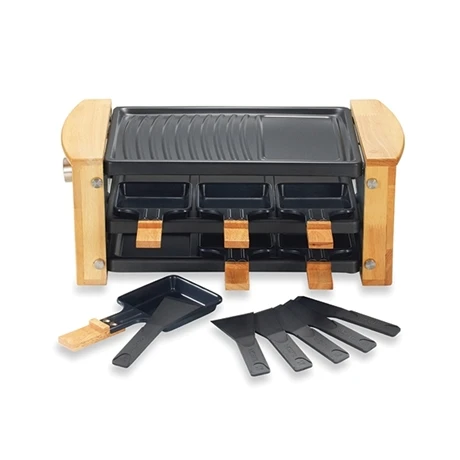 Raclette Grill 6 Poêlons 900 W 2 Raclette Grill 6 Poêlons 900 W – Image 2