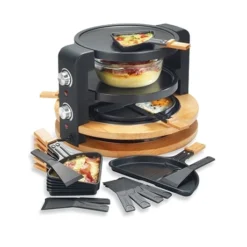 Raclette Ronde Multifonction 10 Poêlons 1500 W -KitchenAid || Smeg Soldes Magasin 780193 4 1 Raclette ronde multifonction 10 poelons 1500 W Kitchen Chef Professional