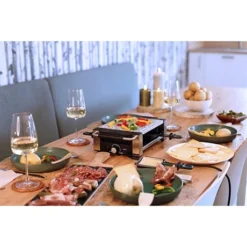 LIVOO Appareil à Raclette 4 Personnes 650 W DOC261 -KitchenAid || Smeg Soldes Magasin 780245 2 2 Appareil a raclette 4 personnes 650 W DOC261 Livoo