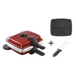 Gaufrier électrique Super 2 Antiadhésif Gaufres Cœurs Avec Pique Coloris Rouge -KitchenAid || Smeg Soldes Magasin 780293 2 1 Gaufrier electrique Super 2 Antiadhesif gaufres c urs avec pique coloris rouge Lagrange