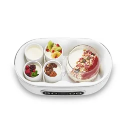 Yaourtière Automatique 4 Programmes 20 W Blanc Et Noir -KitchenAid || Smeg Soldes Magasin 780296 2 1 Yaourtiere automatique 4 programmes 20 W blanc et noir Simeo