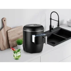 Machine à Glaçons 150 W Noir Satiné -KitchenAid || Smeg Soldes Magasin 780298 4 2 Machine a glacons 150 W noir satine Naturamix