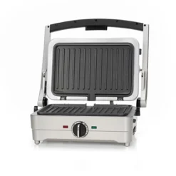 Cuisinart Gril Multifonctions électrique 3 En 1 Gril Gaufre Et Omelette 1000 W Gris Perle