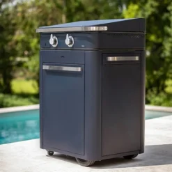 Plancha à Gaz Combo Enosign 65 Bleu Navy 2 Feux -KitchenAid || Smeg Soldes Magasin 781013 2 4 Plancha a gaz Combo enosign 65 bleu navy 2 feux ENO